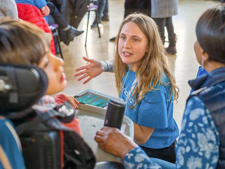 Inclusive choir musical interaction